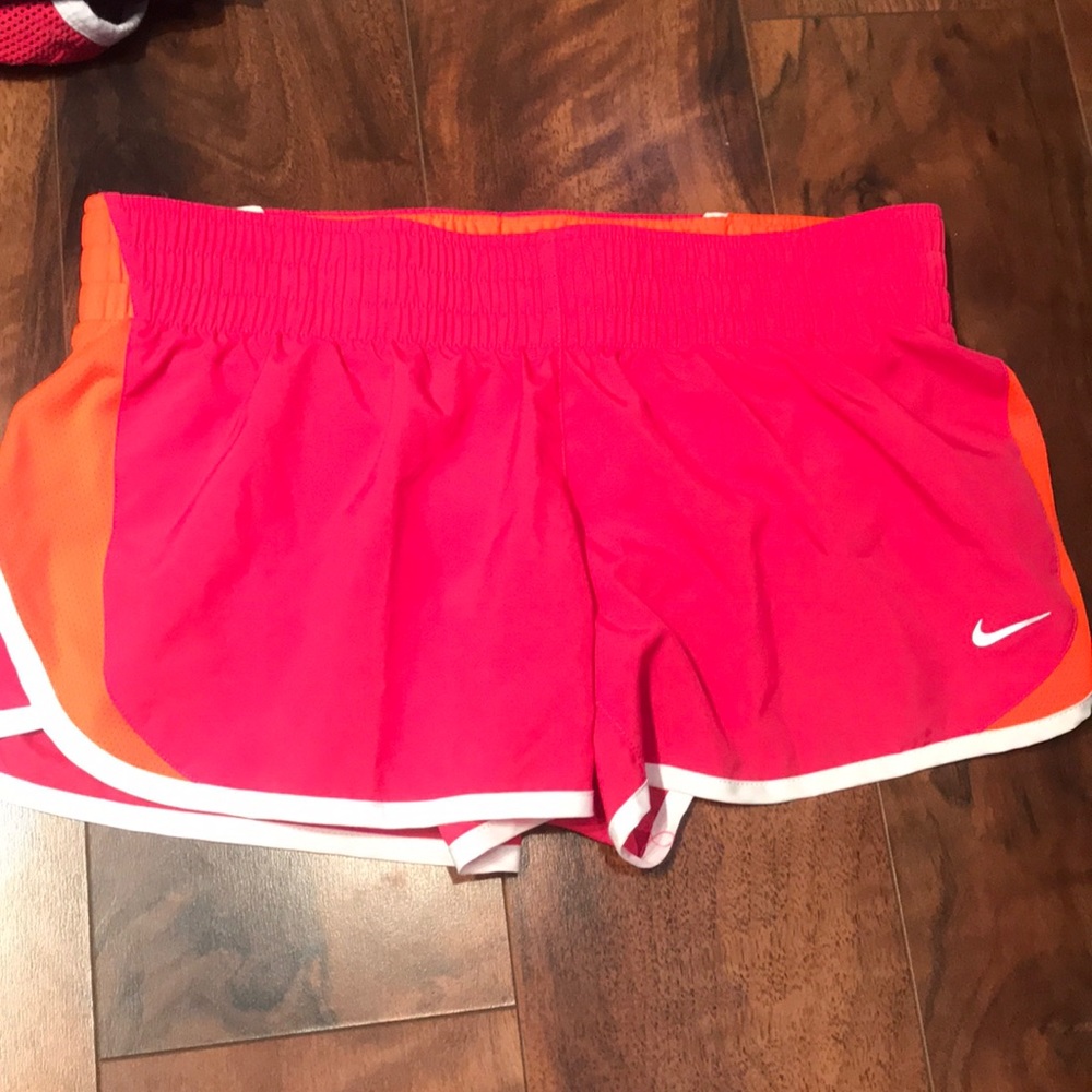 pink nike shorts